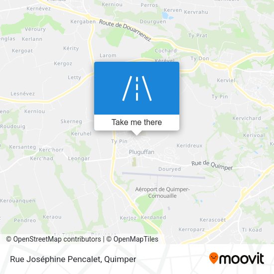 Rue Joséphine Pencalet map