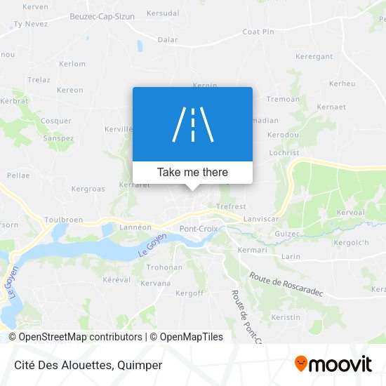 Cité Des Alouettes map