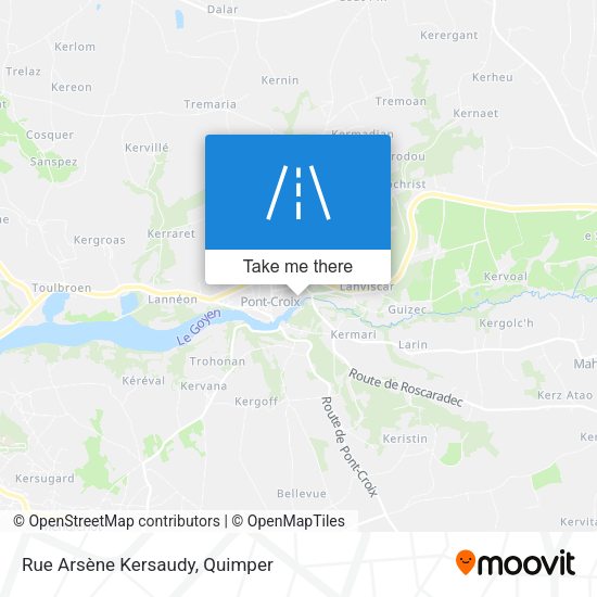 Rue Arsène Kersaudy map