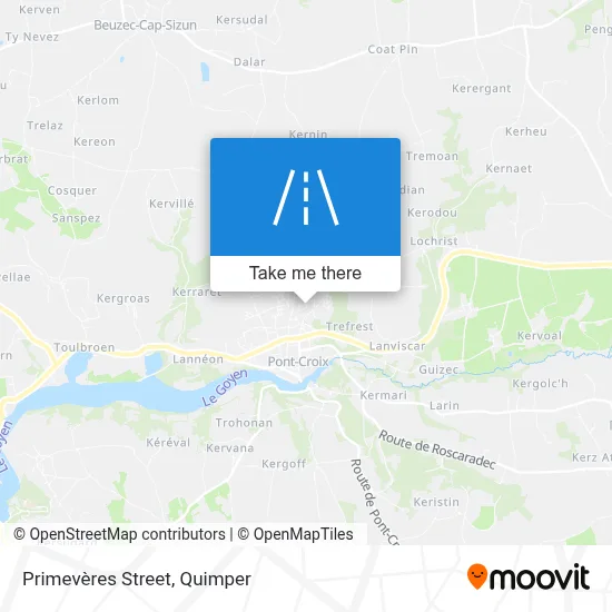 Rue Des Primevères map