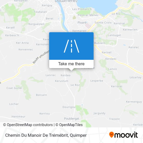 Chemin Du Manoir De Trémébrit map