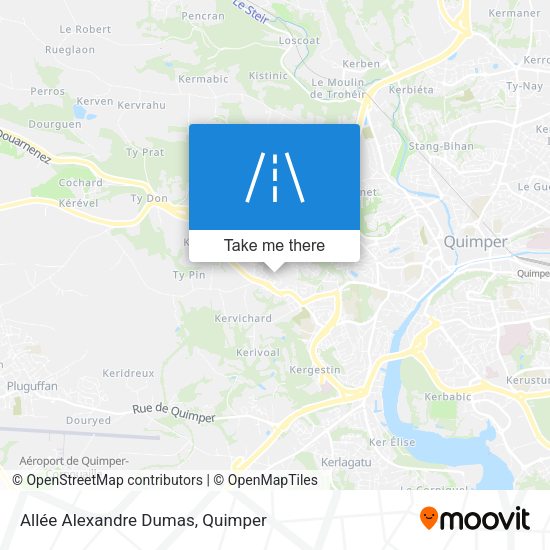 Allée Alexandre Dumas map