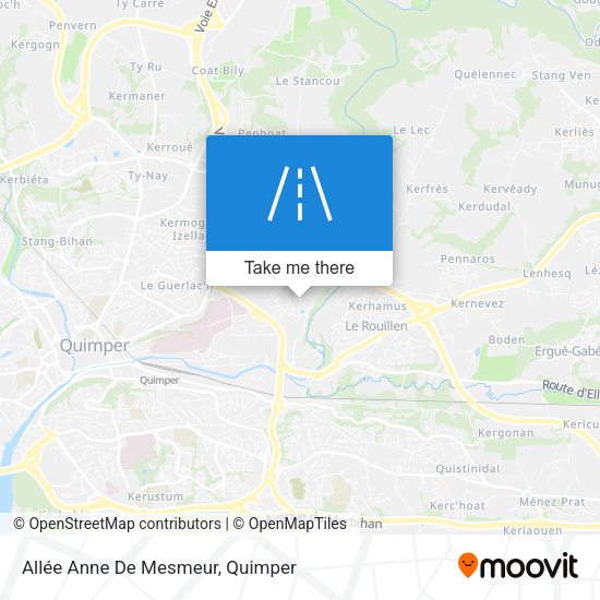 Allée Anne De Mesmeur map