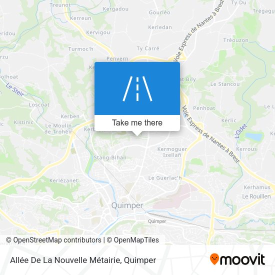 Allée De La Nouvelle Métairie map