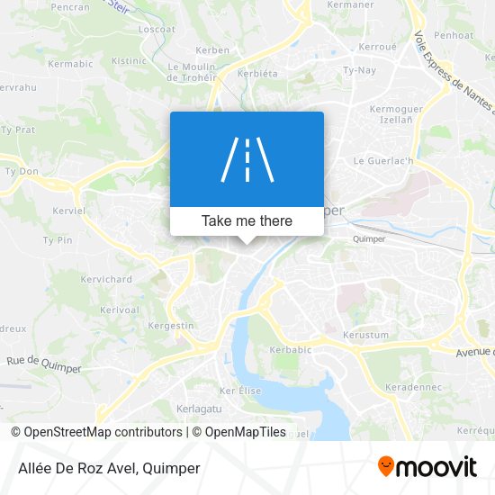 Allée De Roz Avel map