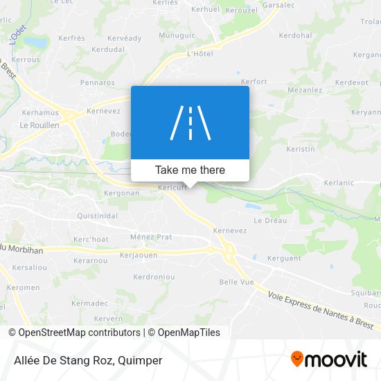 Allée De Stang Roz map