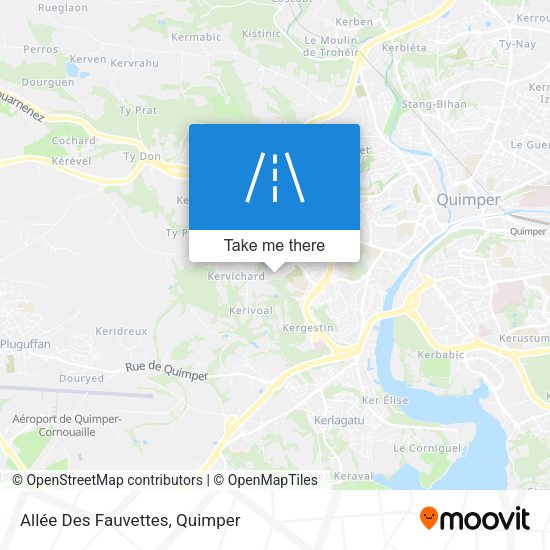 Allée Des Fauvettes map