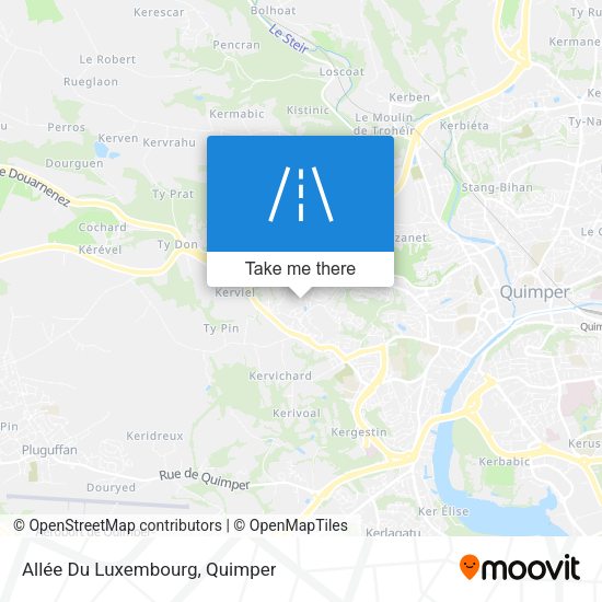 Allée Du Luxembourg map