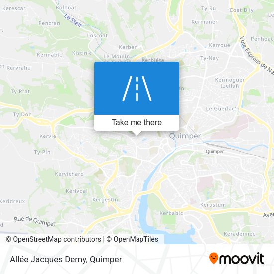 Allée Jacques Demy map