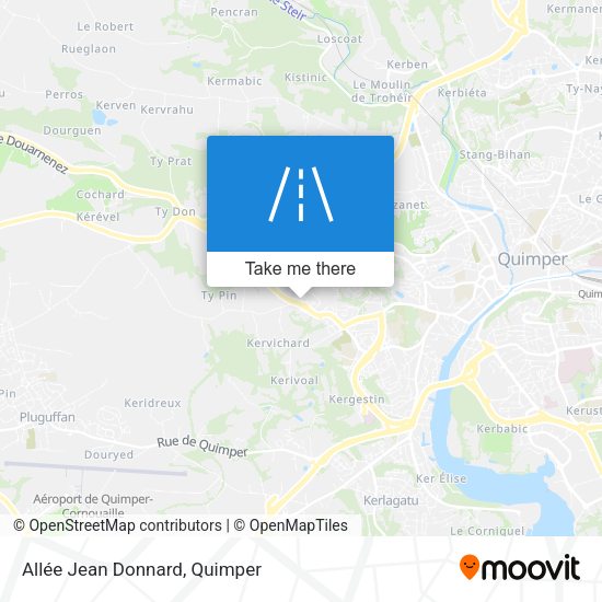 Allée Jean Donnard map