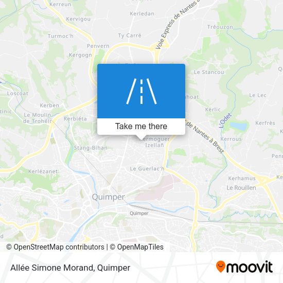 Allée Simone Morand map