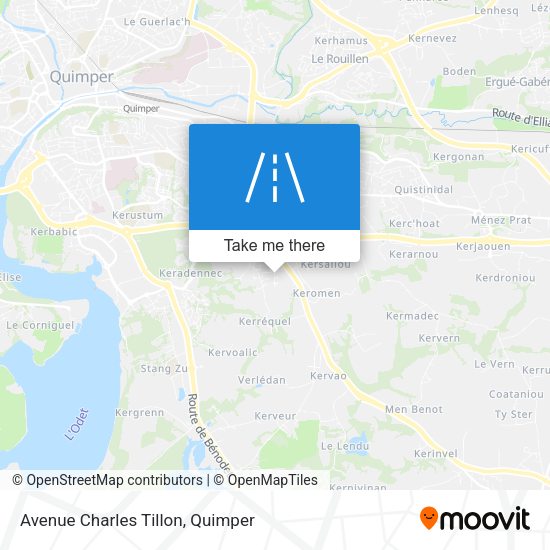 Avenue Charles Tillon map