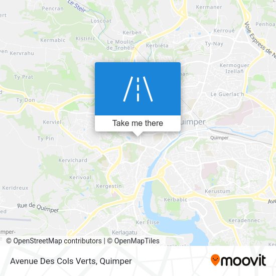 Avenue Des Cols Verts map