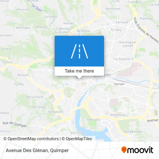 Avenue Des Glénan map