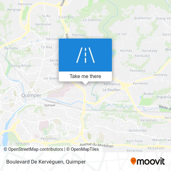 Boulevard De Kervéguen map