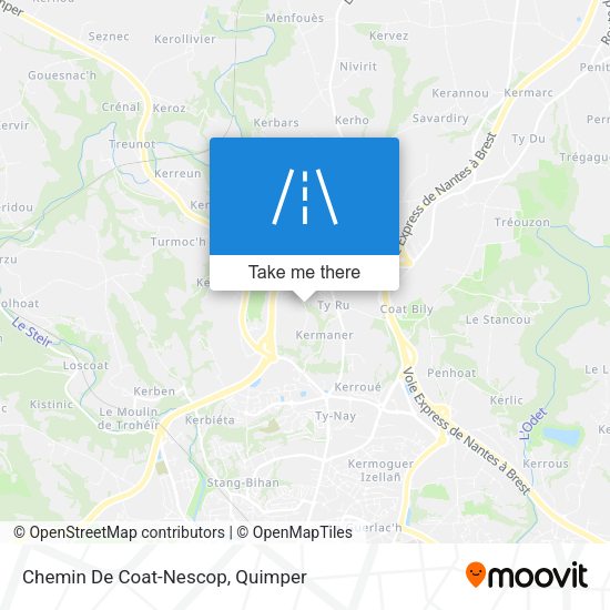 Chemin De Coat-Nescop map