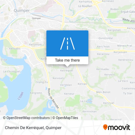 Chemin De Kerréquel map