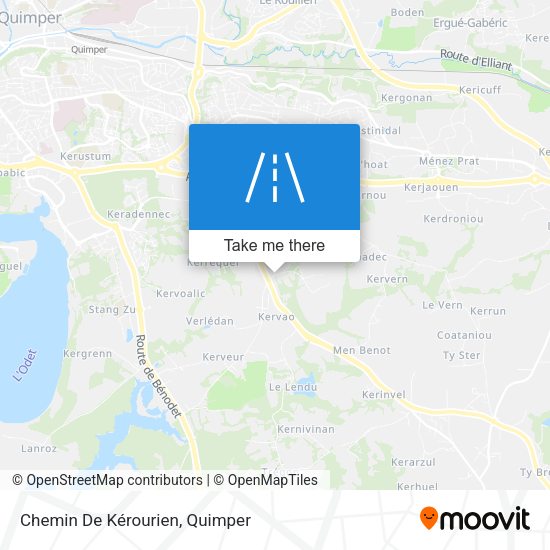 Chemin De Kérourien map