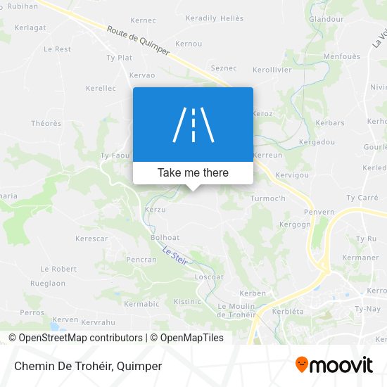 Chemin De Trohéir map