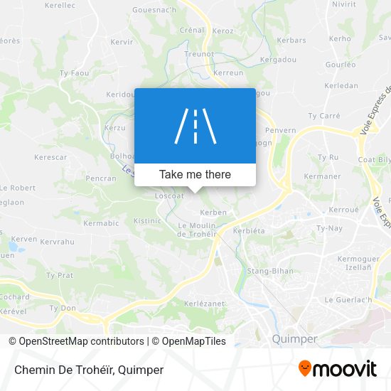 Chemin De Trohéïr map