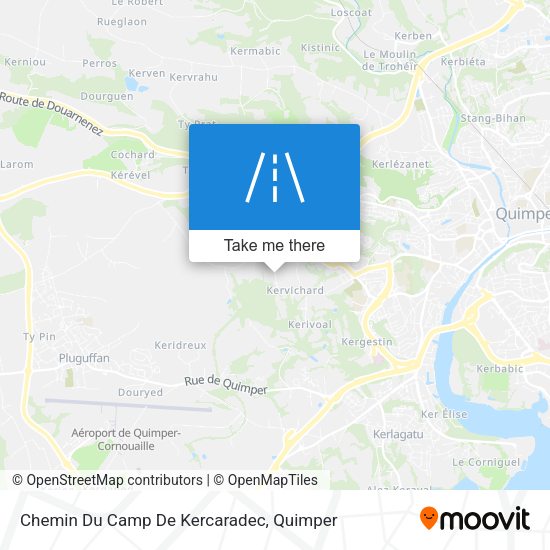 Chemin Du Camp De Kercaradec map