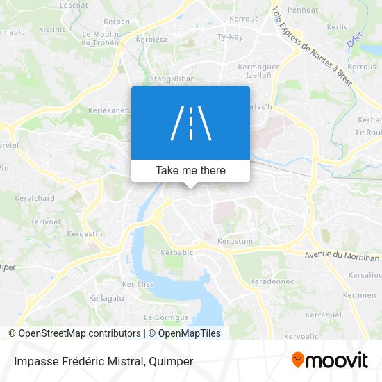 Impasse Frédéric Mistral map