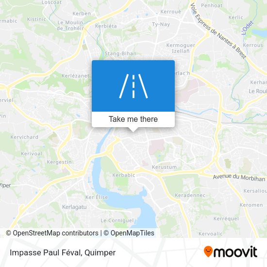 Impasse Paul Féval map