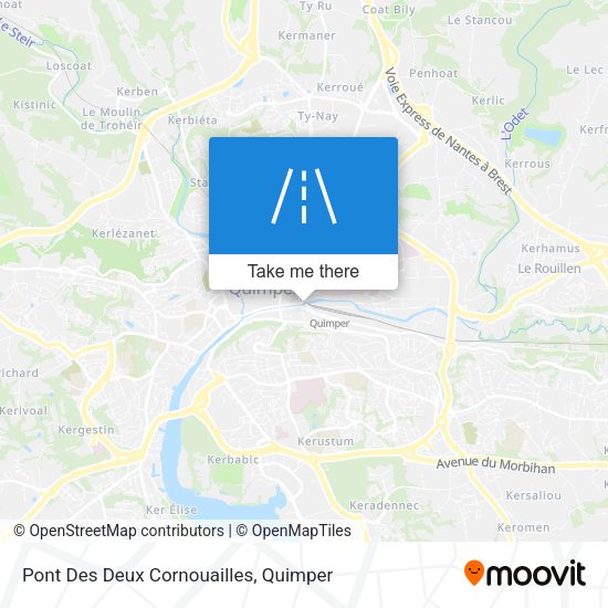 Pont Des Deux Cornouailles map