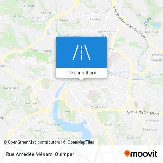 Rue Amédée Ménard map