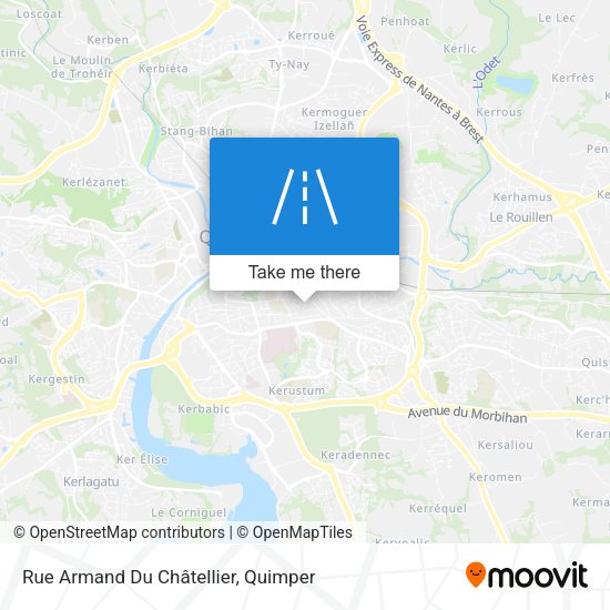 Rue Armand Du Châtellier map