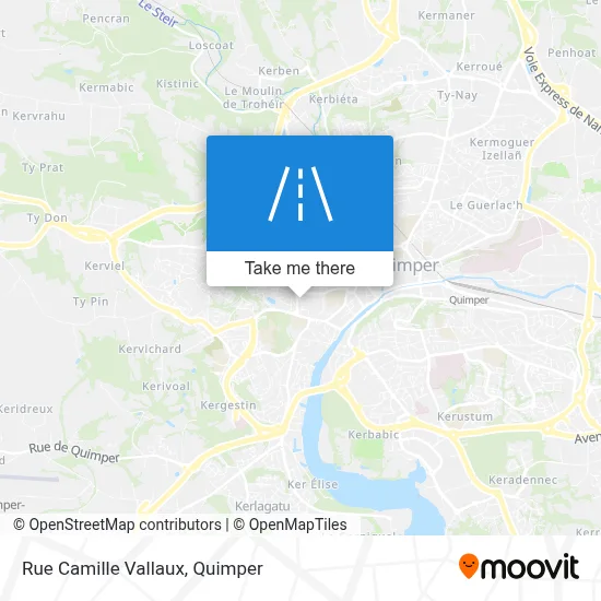 Rue Camille Vallaux map