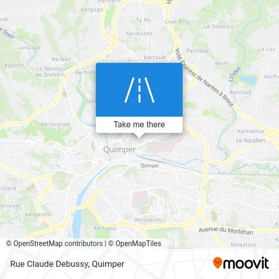 Rue Claude Debussy map