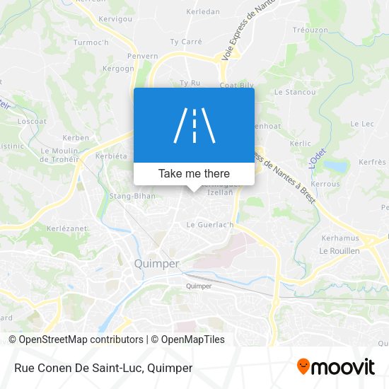 Rue Conen De Saint-Luc map