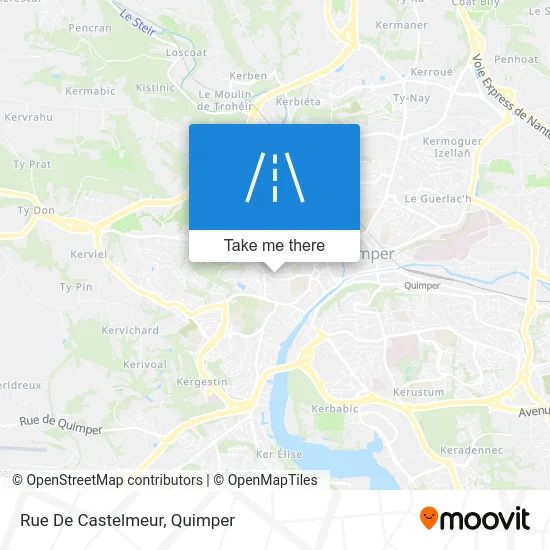 Rue De Castelmeur map