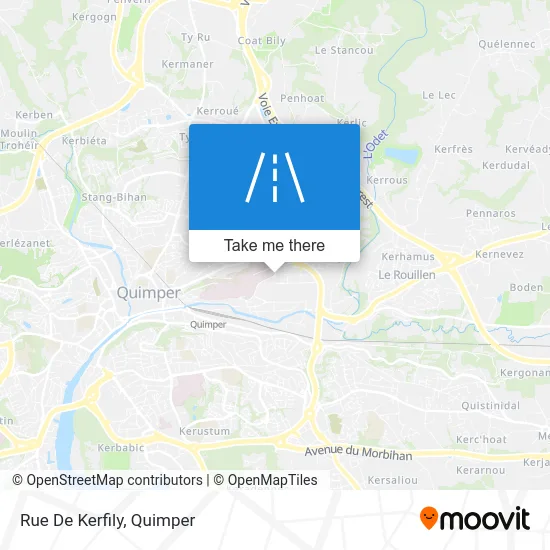 Rue De Kerfily map