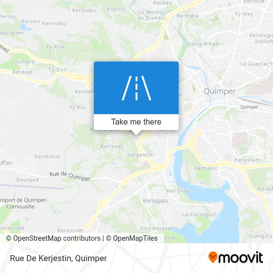 Rue De Kerjestin map