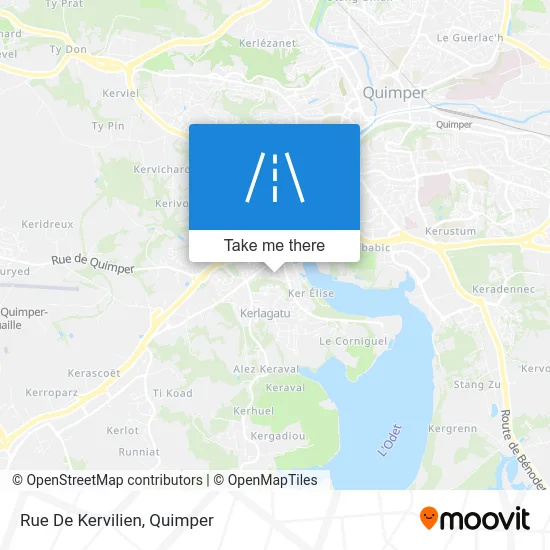 Rue De Kervilien map