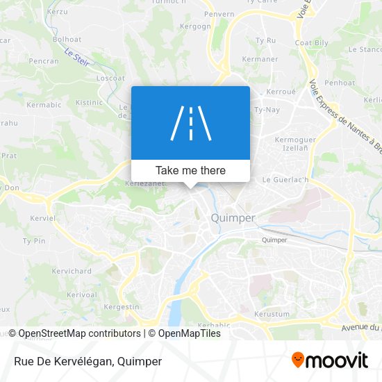 Rue De Kervélégan map