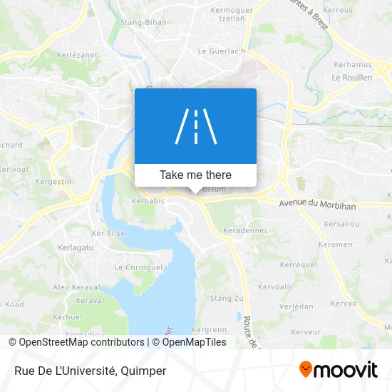 Rue De L'Université map