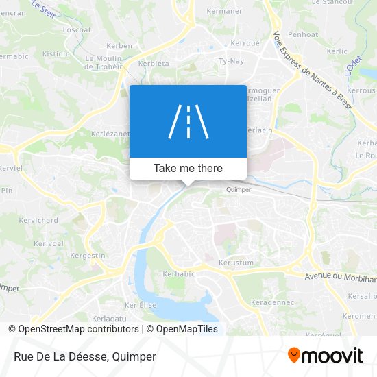 Rue De La Déesse map