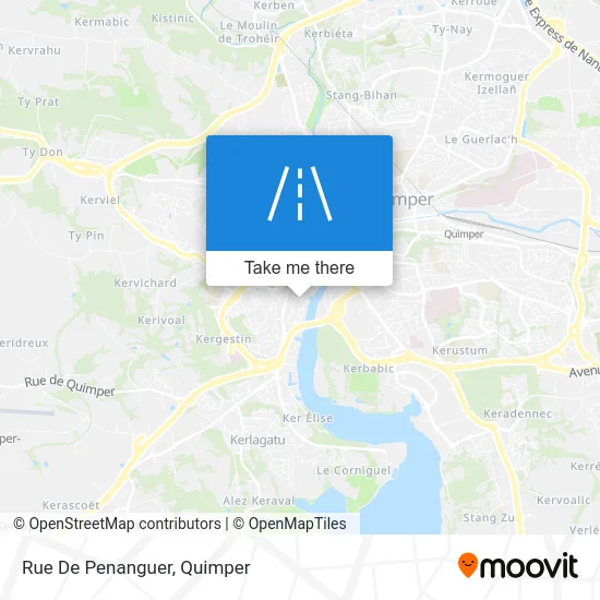 Rue De Penanguer map