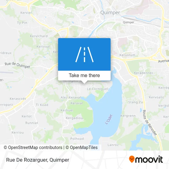 Rue De Rozarguer map
