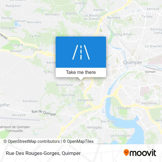 Mapa Rue Des Rouges-Gorges