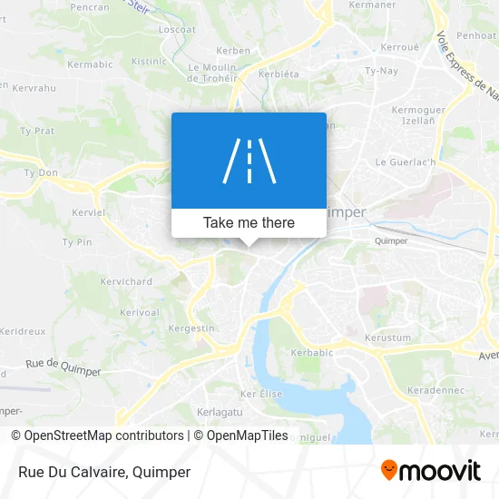 Rue Du Calvaire map