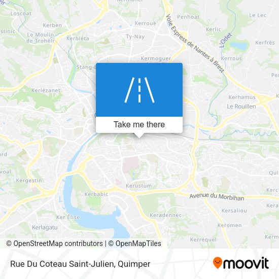 Rue Du Coteau Saint-Julien map