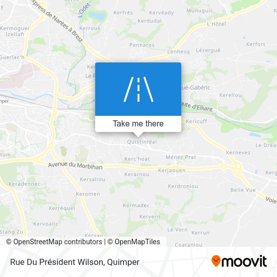 Rue Du Président Wilson map