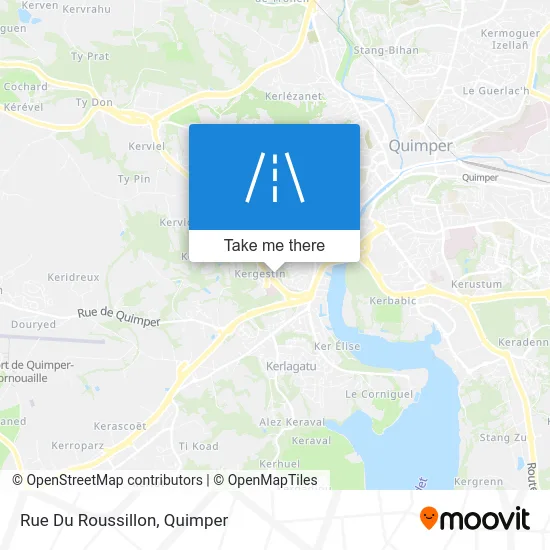 Rue Du Roussillon map