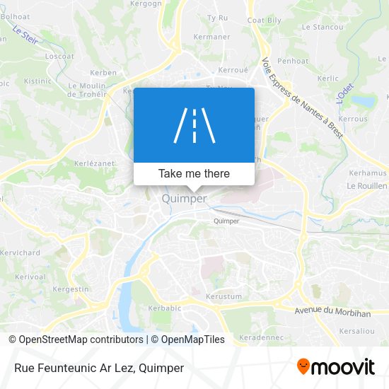 Rue Feunteunic Ar Lez map