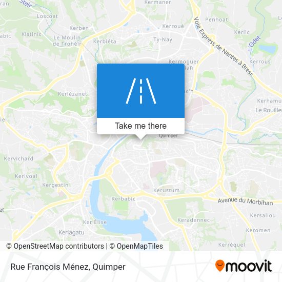 Rue François Ménez map