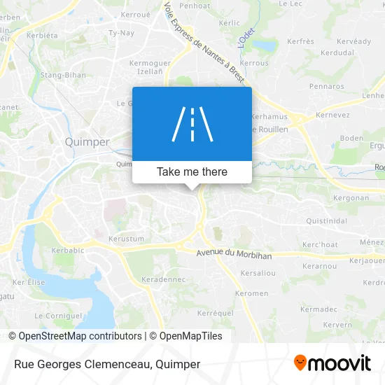 Rue Georges Clemenceau map